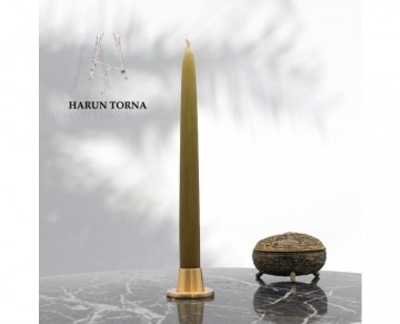 50'lık dip pirinç şamdan mumluk