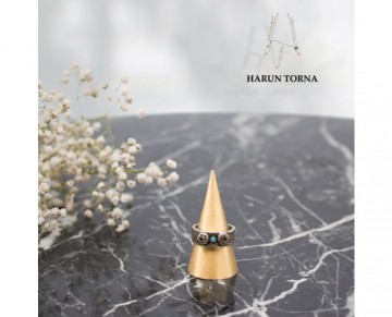 25'lık düz pirinç yüzüklük