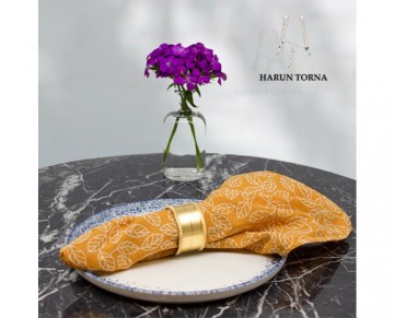 Tırtılı pirinç peçetelik 